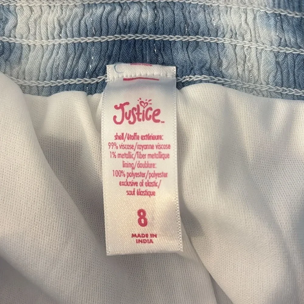 Justice Girls Tie Dye Maxi Skirt Size 8